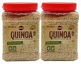 All Natural Quinoa 100% Whole Grain - Gluten Free - Kosher for Passover - Pack of 2 - 24.7-ounce Jar - By Baron's