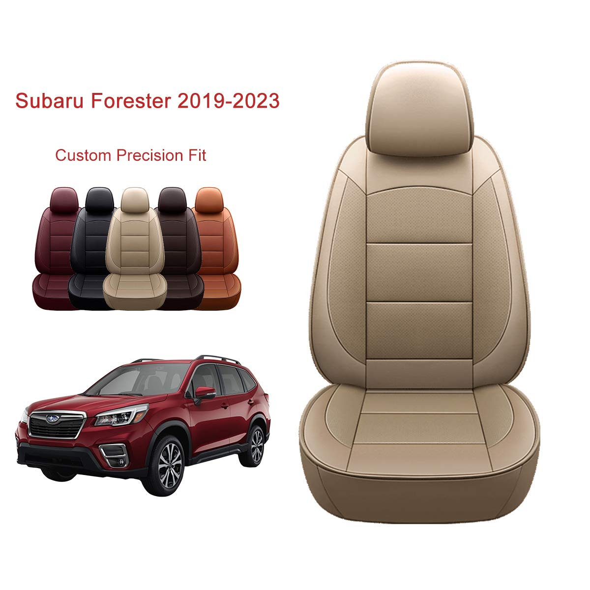 Buy OASIS AUTO 20092022 Forester Custom Fit Leather Seat Covers (2019