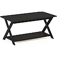 FURINNO Modern Simplistic Coffee Table, Espresso