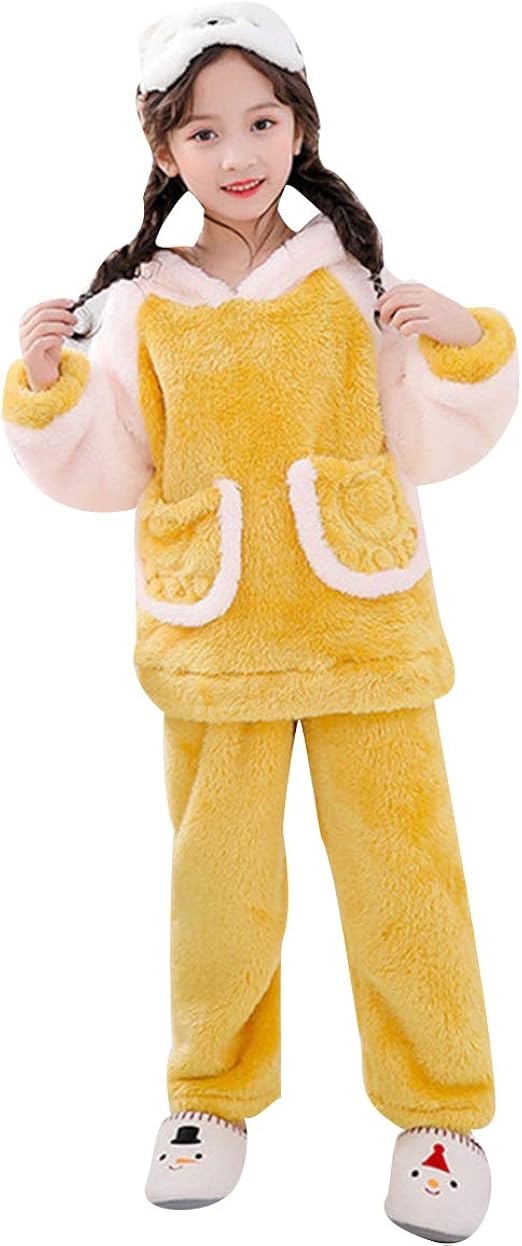 Amazon Godlovefull 着る毛布 子供 着る毛布 キッズ ベビー パジャマ キッズ 長袖 パジャマ モコモコ ルームウェア 長袖 ルームウェア 上下セット 着る毛布 子供用 可愛い パジャマ 通販