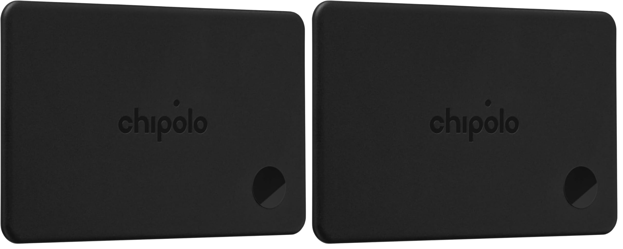 Chipolo Card – Rechargeable Wallet Tracker Card, Bluetooth Tracker, Item Locator, Passport Finder Compatible with Apple Find My or Find Hub with Call Your Phone & Out of Range Alerts (Pack of 2)