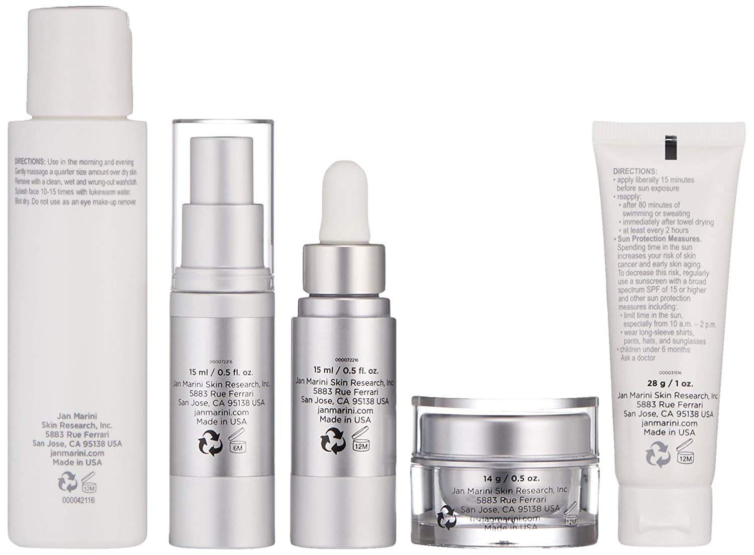 Jan Marini Starter Skin Care Management System 5 Prod Normale Gecombineerde Huid Amazon De Beauty