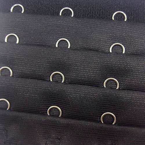 Cotton Women Ladies Bra Extension Strap Extender 4 Rows 4 Hooks