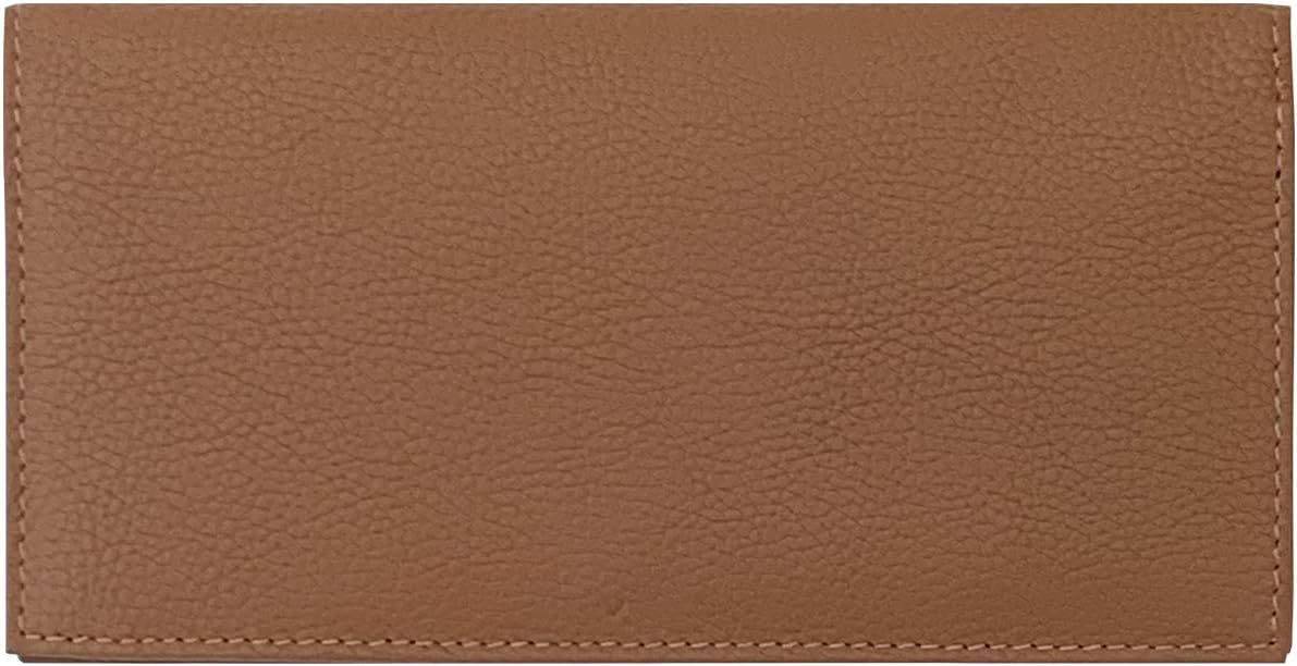 Black Basic Leather Checkbook Cover