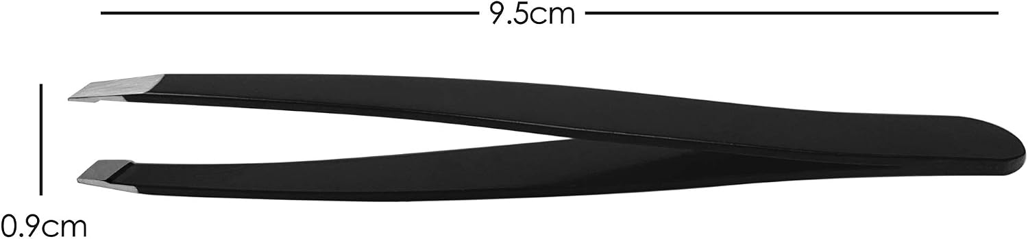 TRIXES Eyebrow Tweezers, Professional Slant Tip for Plucking Facial Hairs, Precision Hair Removal for Men & Women - Image 4