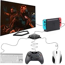Wired Keyboard and Mouse Adapter for Nintendo Switch/PS4/PS3/Xbox