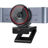 EMEET C960 Ultra 4K Webcam for Mac &amp; PC, 1/1.5" Large Sensor, Metal Body | 0.2s Autofocus, DRC, Whiteboard Mode, Built-in Privacy Cover, 2 Mics, USB Webcam 4K for Meetings, Streaming, Content Creation