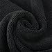 SINLAND Multi-Purpose Microfiber Car Cleaning Cloths Absorbent Drying Towel 16 Inch X 24 Inch Blackx3 …