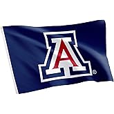 Desert Cactus University of Arizona UA Flag - 3 x 5 Feet Wildcats Banner, Indoor/Outdoor Durable Fabric, 100% Polyester Design (Style 2)