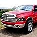 Auto Dynasty Headlights Assembly Compatible with 2002 2003 2004 2005 Dodge Ram 1500 2500 3500, Driver and Passenger Side Halogen Headlamps Replacement, Smoked Lens Clear Corner