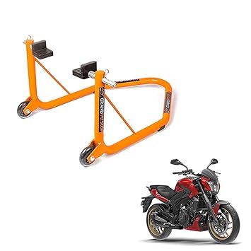 Grand Pitstop Rear Paddock Stand With Swingarm Rest Orange For Bajaj Dominar 400 Amazon In Car Motorbike