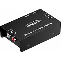 Phono Turntable Preamp, Phonograph Preamplifier with RCA Input, RCA/TRS Output, Phono Preamp for Turntable Record Play with 1
