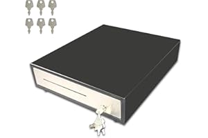 ANGEL POS 14" POS Cash Drawer with Stainless Steel Front Cash Register Till Draw Box