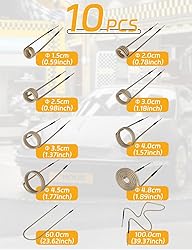 10Pcs Induction Heater Preformed Coil Kit with
