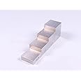 UT Aluminum Test Block& Calibration Thickness Block 4 Step 0.25"0.5"0.75"1" Inch with ABS Carrying case Ultrasonic Calibration Block Step Wedge with Certificate