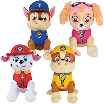 paw patrol teddy set