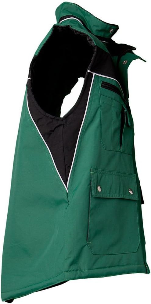 Planam 2585052 Size Large "Plaline" Winter Vest - Green/Black - Image 4
