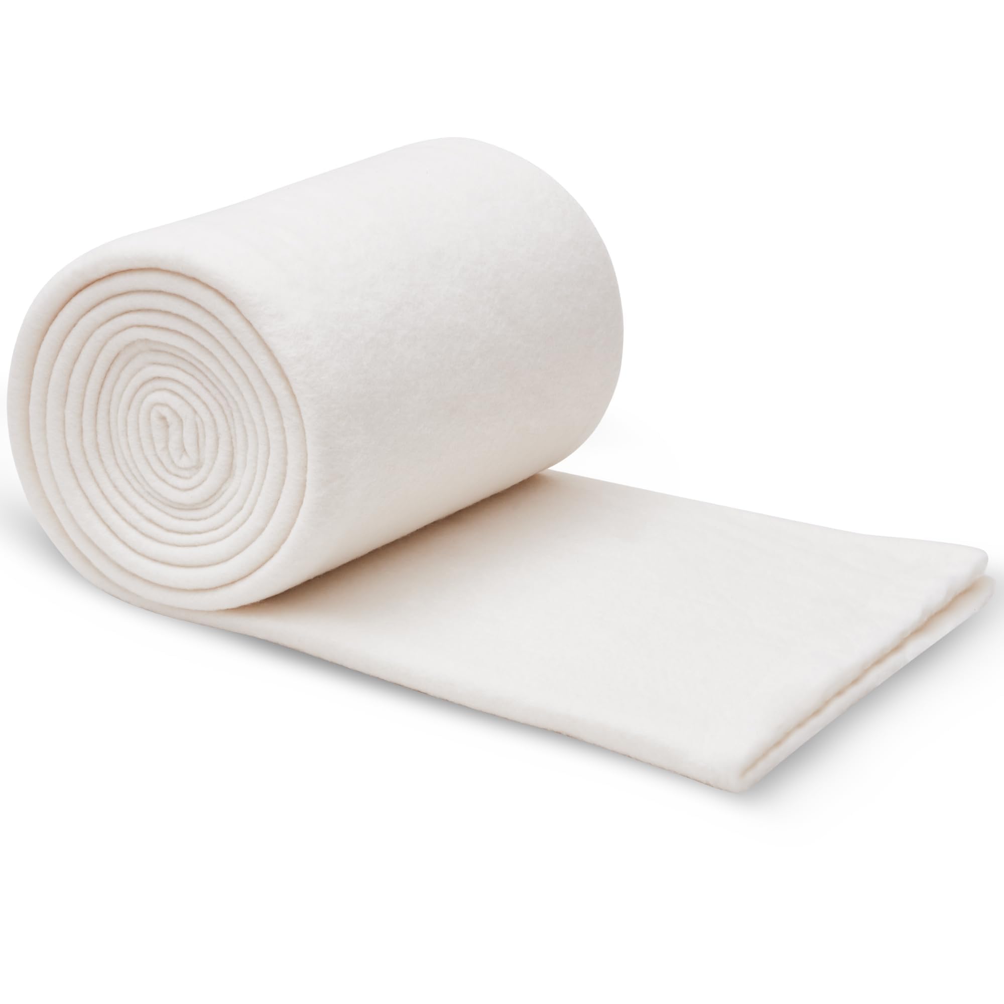 Photo 1 of RRKTP Cotton Quilting Batting Microwave Safe for Bowl Cozies,36" x 10Yards Cotton Batting for Quilting by The Roll,Cotton Lightweight Lining for Potholders Quilting,Batting for Sewing Handmade&DIY