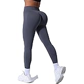 QSHOW Buttery Soft Plus Size Leggings for Women,High Waisted Butt Lifting Leggings for Women Seamless Tummy Control Leggings