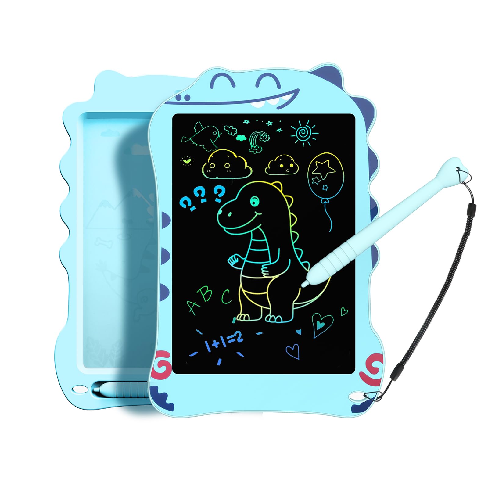 Photo 1 of LCD Writing Tablet for Kids, Dinosaurs Drawing Pad Doodle Board for Kids, Colorful Toddlers Toys Drawing Board, Educational Toys for Boys Girls 3 4 5 6 7 8 Year Old Christmas and Birthday Gifts
