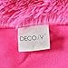 DECOSY Super Soft Faux Fur Couch Throw Blanket Hot Pink 60
