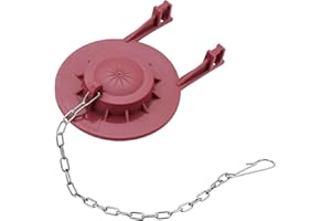 PUREHAVEN Universal Water-Saving Long Life Toilet Flapper Replacement Is Fits for 2-inch Flush Valve Toilets and Most US Standard Toilet Tanks,Adjustable Solid Frame Design Toilet Replacement(Claret)