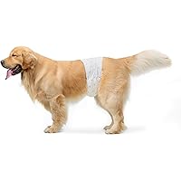 鶹 Basics Male Dog Diapers, 30 Count, Large, Ultra Absorbent Disposable Wrap with Secure Fit, Leakproof and Comfortable