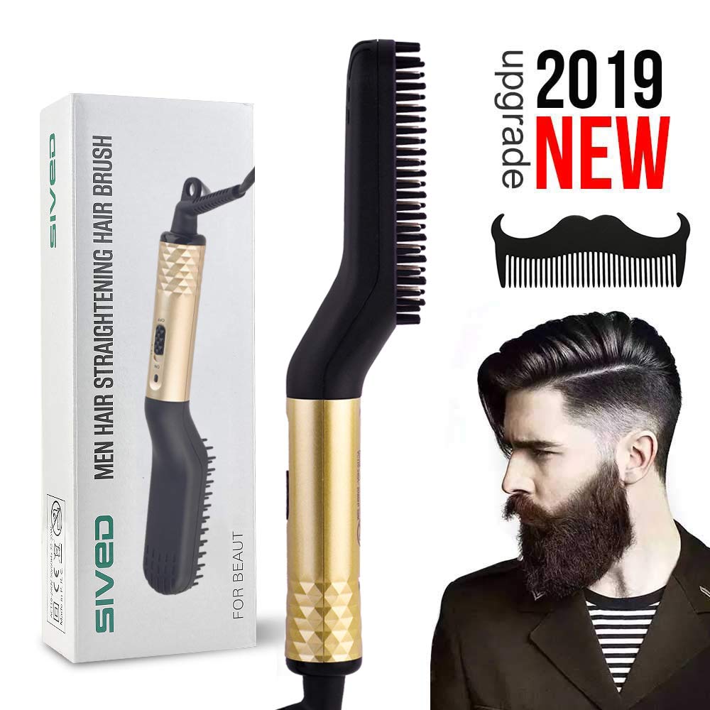 men hair straightening comb