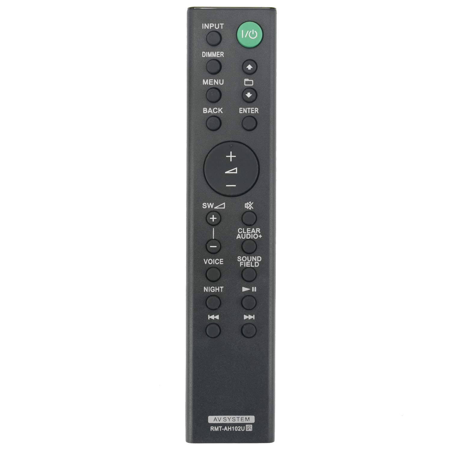 VINABTY RMT-AH102U remote control Replacement Compatible with Sony SACT390 SA-WRT3 SS-RT3 HT-RT3 Audio Sound Bar Base AV System