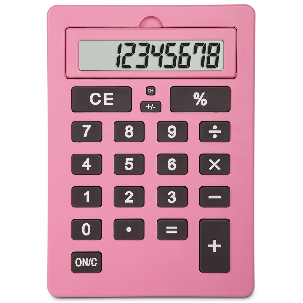 Lila 11 Inch Giant Pink Calculator Buy Online in United Arab Emirates