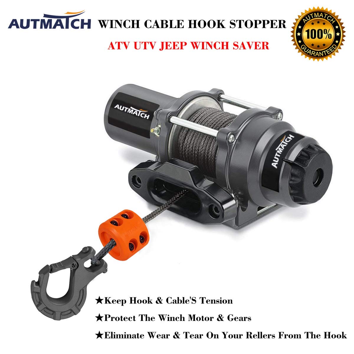 Rubber Shock Absorbent Winch Stopper Best Winch Accessories for Wire