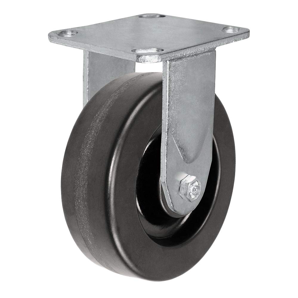 6" x 2" Heavy Duty Toolbox Caster Set of 4 with Phenolic Wheels, 4, 800 lbs Capacity per Set of 4, 2 Swivels with Locking Brakes and 2 Rigid Casters, CasterHQ Brand: Industrial & Scientific