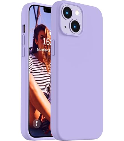 Amazon.com: JETech Silicone Case for iPhone 14, Light Purple