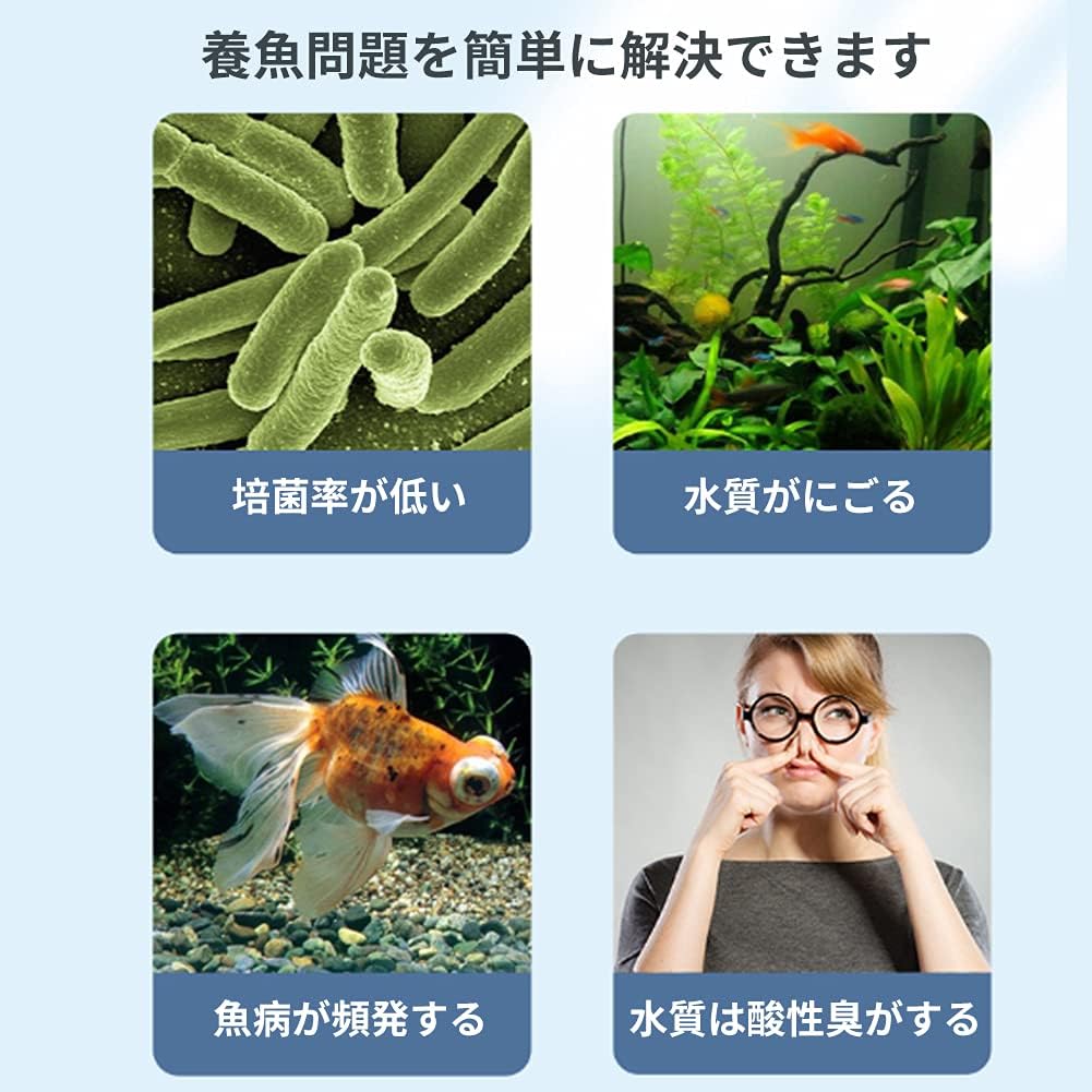 Amazon 水槽用ろ過材 水槽用フィルター バイオボール 水槽 濾過材 ボール 生化学的ボール フィッシュタンクフィルター 再利用可能 コンパクト 水槽 濾過 ろ過 観賞魚 熱帯魚 金魚 飼育に Xuuyuu フィルター 通販