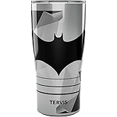 Tervis Traveler DC Comics Batman Lineage Triple Walled Insulated Tumbler Travel Cup Keeps Drinks Cold & Hot, 20oz, Stainless Steel