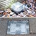 Lighten Glimmer Pack of 3 Solar Lights Garden AA NI-MH 300mA LED Buried Underground Brick Rock Lamp Waterproof IP68 Solar Pathway Lights Cool White