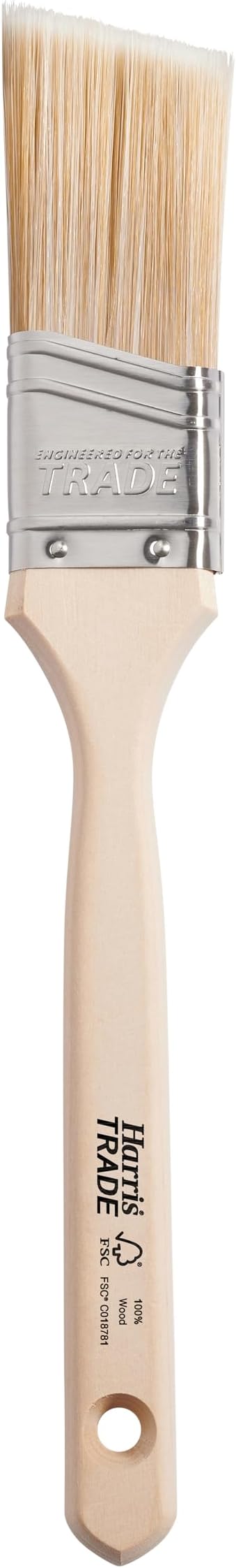 Harris Trade Angled Sash Brush 1.5 inch Paint Brush Smooth Finish Control
