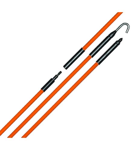 electric fish poles amazon IDEAL ELECTRICAL: and tight spaces with the 21 ft YIYITOOLS 22FT Fiberglass Wire Puller