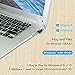 Onvian USB Bluetooth 5.0 Adapter for PC - Plug&Play Dongle Receiver for Windows 11/10/8.1/8/7 - Extender for Desktop, Printer, Laptop, Mouse, Keyboard, Headsets, Speakers (Driver Needed for Win7)