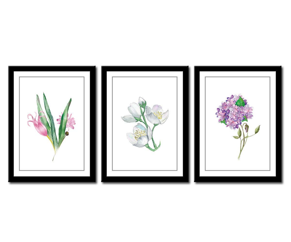 Canvas Wall Art Abstract Triangles Hill Geometry Sunset Mountains Lake Fish Canvas Picture Artworks For Living Room Bedroom Bathroom Kitchen Office Wall Decor 12 X 16 3 Pieces Framed Ready To Hang