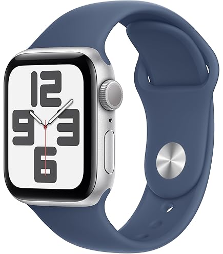 Amazon.com: Apple Watch SE (GPS, 40mm) - Silver Aluminum Case with