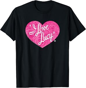 I Love Lucy Floral Logo T-Shirt
