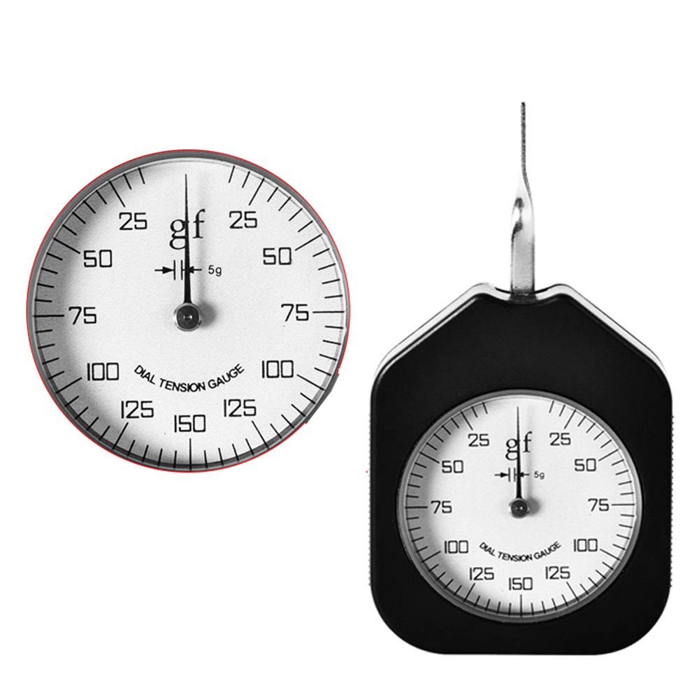 Gram Tension Meter Dial Tension Gauge Gram Force Gauge Tensiometer with Single Pointer 150G