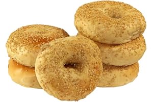 Just Bagels Sesame Bagel, 4 Ounce - 48 per case.