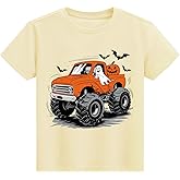 Toddler Boys Halloween T-Shirt Get in Loser We're Going Haunting Tee Shirt for Kids Short Sleeve Fall Tops Ages 2-7