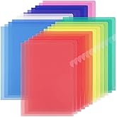 Aazon.co : 20Pcs Clear Folders Plastic Project Pockets, Clear