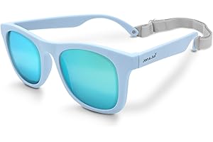 JAN & JUL Baby Toddler Kids’ Flexible UV-400 Polarized Sun-glasses with Strap for Girls Boys