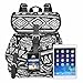 Vbiger Canvas Backpack for Women & Girls Boys Casual Book Bag Sports Daypack (Elephant Black)