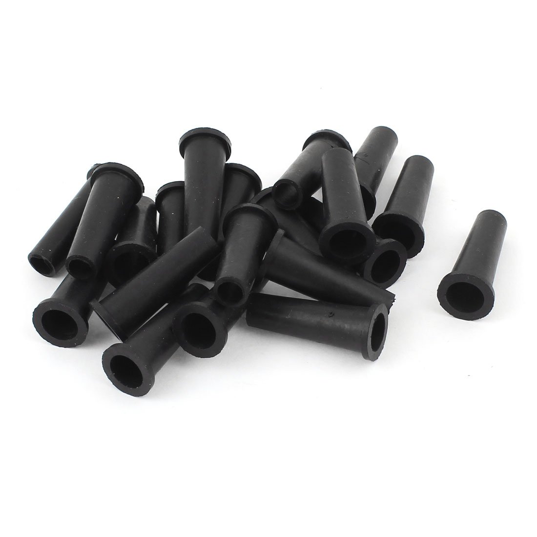 sourcing map 20pcs 9-6mm Rubber Strain Relief Cord Boot Protector Cable Sleeve Hose 31mm for Aviation Power Tool