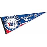 Philadelphia 76ers Pennant Full Size 12 in X 30 in